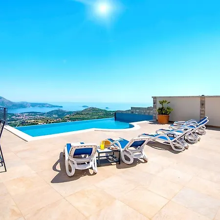 빌라 Luxury Olive With Pool And Jacuzzi Near Dubrovnik Ivanica